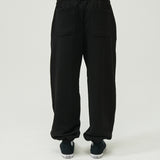 BASIC LABEL JOGGER SWEATPANTS (BLACK) (6603666686070)