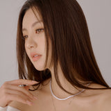 [NCT] Paetone tennis necklace (silver) (6637705265270)