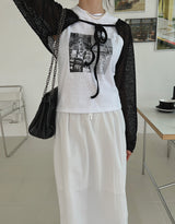ベジボレロカーディガン/Vege Bolero Cardigan (2color)