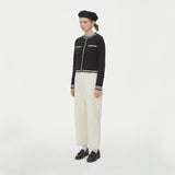 COLORATION SHORT CARDIGAN_BLACK (6612831666294)