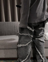 No.0438 tornado cutting denim PT