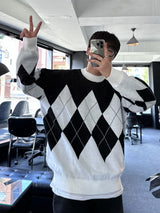 Never roil Overfit Argyle Knit