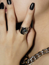 no.41リング / no.41 ring silver (#13 freesize) nct mark pick