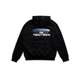 FLAT EARTH HOODIE - BLACK (6675689373814)
