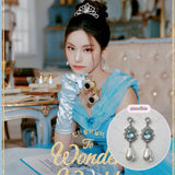 Aqua Jewel Princess Earring - Simple Version (ITZY Yeji Earring)