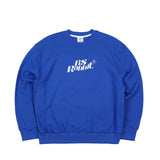 ロゴクルーネック / BSR2223FWPO033 BS LOGO CREWNECK BLUE