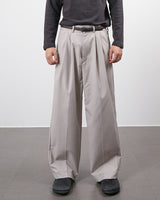 ダイアゴナルラインツータックワイドスラックス/diagonal line two tuck wide slacks 3color