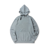 Pigment Slogan Buckle Hoodie - Gray (6624482459766)