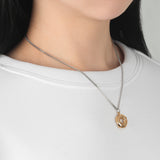ドーナツネックレスシルバー925(18kゴールドプレイティドゥ ) / DONUT NEC SILVER925(18K GOLD PLATED) (6637084508278)