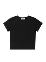 オーガニッククロップTシャツ / T1007 ORGANIC CROP T-SHIRT_BLACK