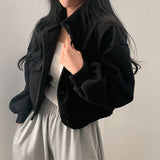 [Satisfaction 100%] Coming soon Banding Cropped Short Jacket/Coat - 5 colors