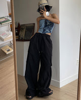 (UNISEX) ストリートカーゴワイドパンツ