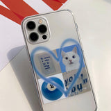 メモリーフォンケース / Blue Memory Phone Case