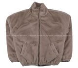 Pleddy Rabbit Fur Zip Up Jacket (5color) (6617705087094)