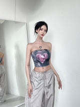 グロッシーピンタックパラシュートパンツ/[High quality] 868. Glossy pintuck para-suit pt (2color)