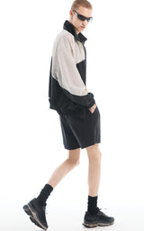 REFLECTIVE WIND BREAKER_BLACK