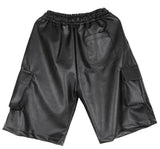 No.9461 leather B cago wide SHORTS