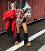 リボンVネックニットショーツ