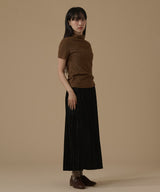 HALF SLEEVE HIGH NECK TOP