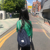 ppocketto denim string bag