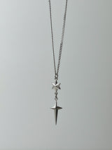 ファンシークロススターネックレス / Fancy cross star necklace