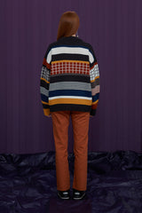 [SIGNATURE]マルチストライプニット / MULTI STRIPE KNIT (4526617198710)