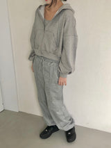 Melora hood zip-up set