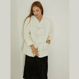 クラウドキルティングジャケット / Cloud quilting jacket (ivory)