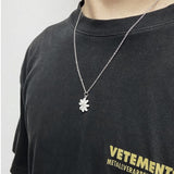 Pearl daisy Necklace (6590329651318)
