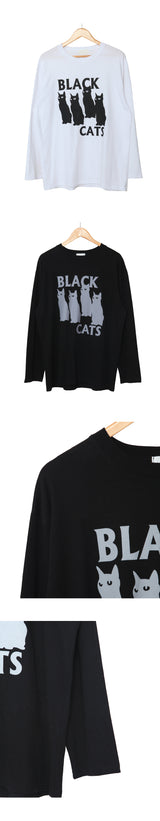 Black Cats Long Sleeve T-shirt