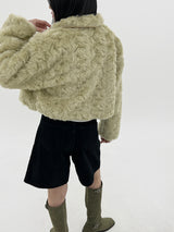 ブラックコーデュロイファイブピースショーツ / Black corduroy five-piece shorts