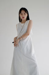 ナイロンバックポイントワンピース / Nylon Back Point One Piece (3color)