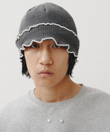 STITCH LONG BEANIE (GRAY)