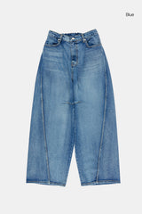 All brush curve denim pants