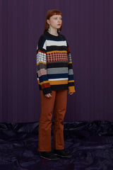 [SIGNATURE]マルチストライプニット / MULTI STRIPE KNIT (4526617198710)