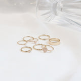 ジェリーハートリングセット / Jelly Heart Ring 7 set (2 color)
