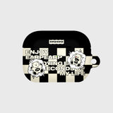 CHECK BOARD BABA-BLACK/IVORY(AIR PODS PRO-HARD) (6602476355702)