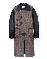 ヘリンボーンブレンドラグランスリーブコート/wool-blended Raglan-sleeve Coat