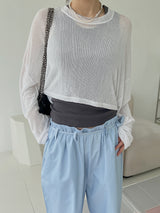 ビーチクロップTシャツ/Beach Crop T-shirt (2color)