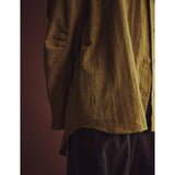 マランポケットチェックシャツ / MARANG POCKET CHECK SHIRT_MUSTARD