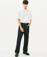 WASHING STITCH DENIM PANTS (BLACK) (6585489391734)