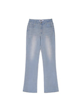 CHERRY SPAN SLIM-FIT DENIM PANTS [LIGHT BLUE]