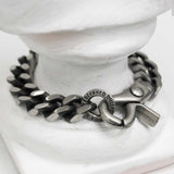 [BLESSEDBULLET]black line chain bracelet_13mm/11mm/8mm/6mm (6563005792374)
