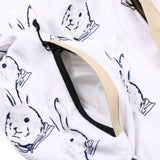 BEARRABBIT カラーフリースシャツ / BSR2223FWJK106 BEARRABBIT COLLAR FLEECE SHIRT WHITE