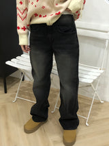 Mirba wide denim pants