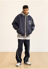 バーチャルワールド60Zバーシティージャケット/VIRTUAL WORLD 6OZ VARSITY JACKET