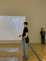 ラボワイドブラッシュデニムパンツ / Labo Wide Brush Denim Pants (Light Blue)
