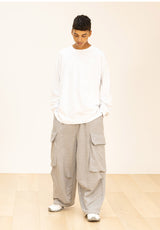 DIVISION WIDE CARGO STRING PANTS