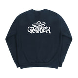 [UNISEX]Wave logo flower sweatshirt