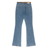 セミブーツカットフィットベルトセットデニムパンツ / LEE EUN-JI WORN SEMI BOOTSCUT FIT BELT SET DENIM PANTS [6880]